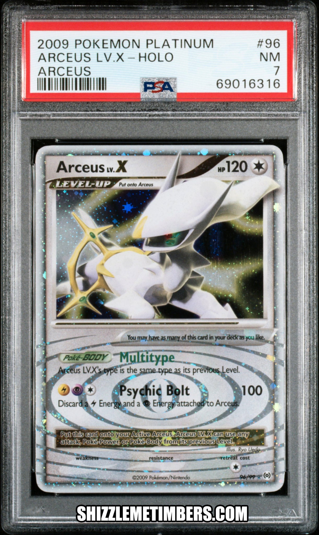 Arceus LV X 96/99 Holo Pokemon Platinum Arceus - PSA 7